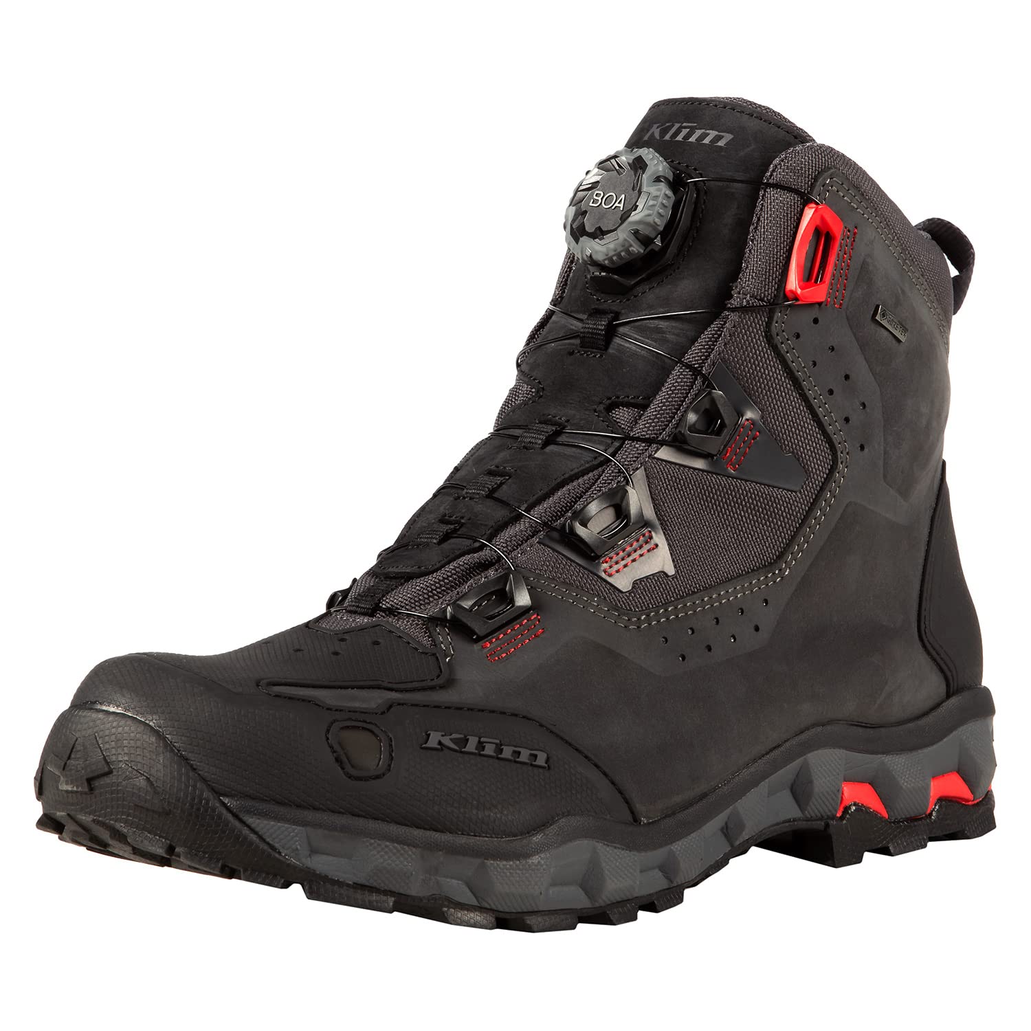 KLIM Men's Outlander GTX Waterproof Motorcycle Boots - Durable Riding Boots for Adventure & Cruiser Bikes - Ideal for Long Distance Touring & Off-Road Motorcycling