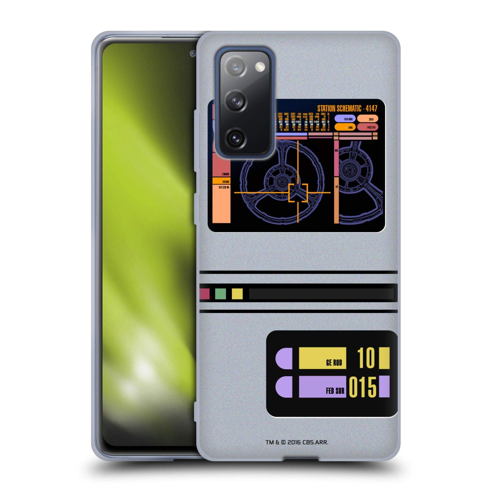 Officially Licensed Star Trek TNG PADD Soft Gel Case for Samsung Galaxy S20 FE/5G | Durable Protection & Sci-Fi Style | Perfect for Trekkies & Tech Enthusiasts
