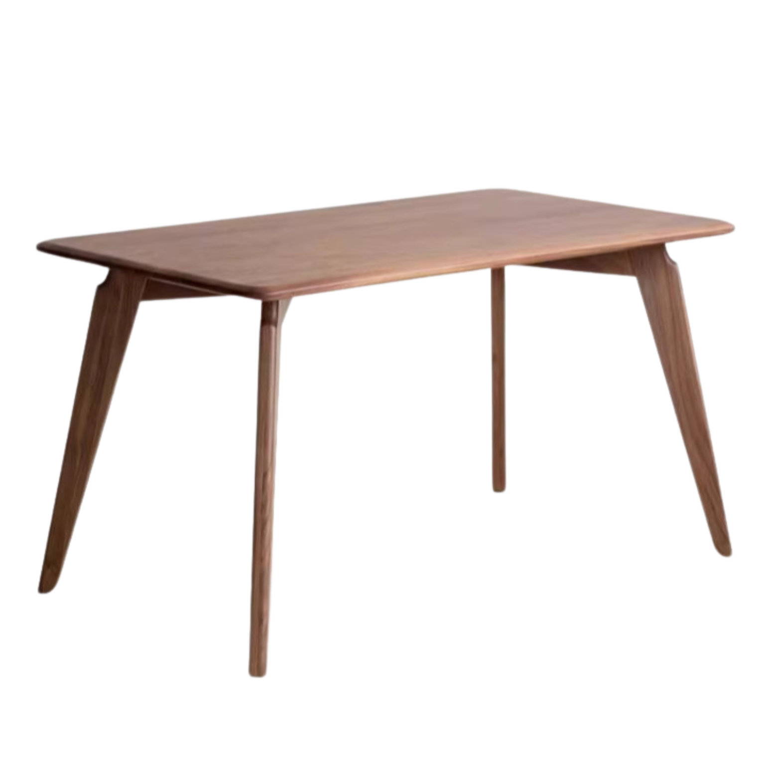 Premium Black Walnut Solid Wood Dining Table - Handcrafted North American Hardwood, Rustic Farmhouse Style for Dining Room & Kitchen Decor