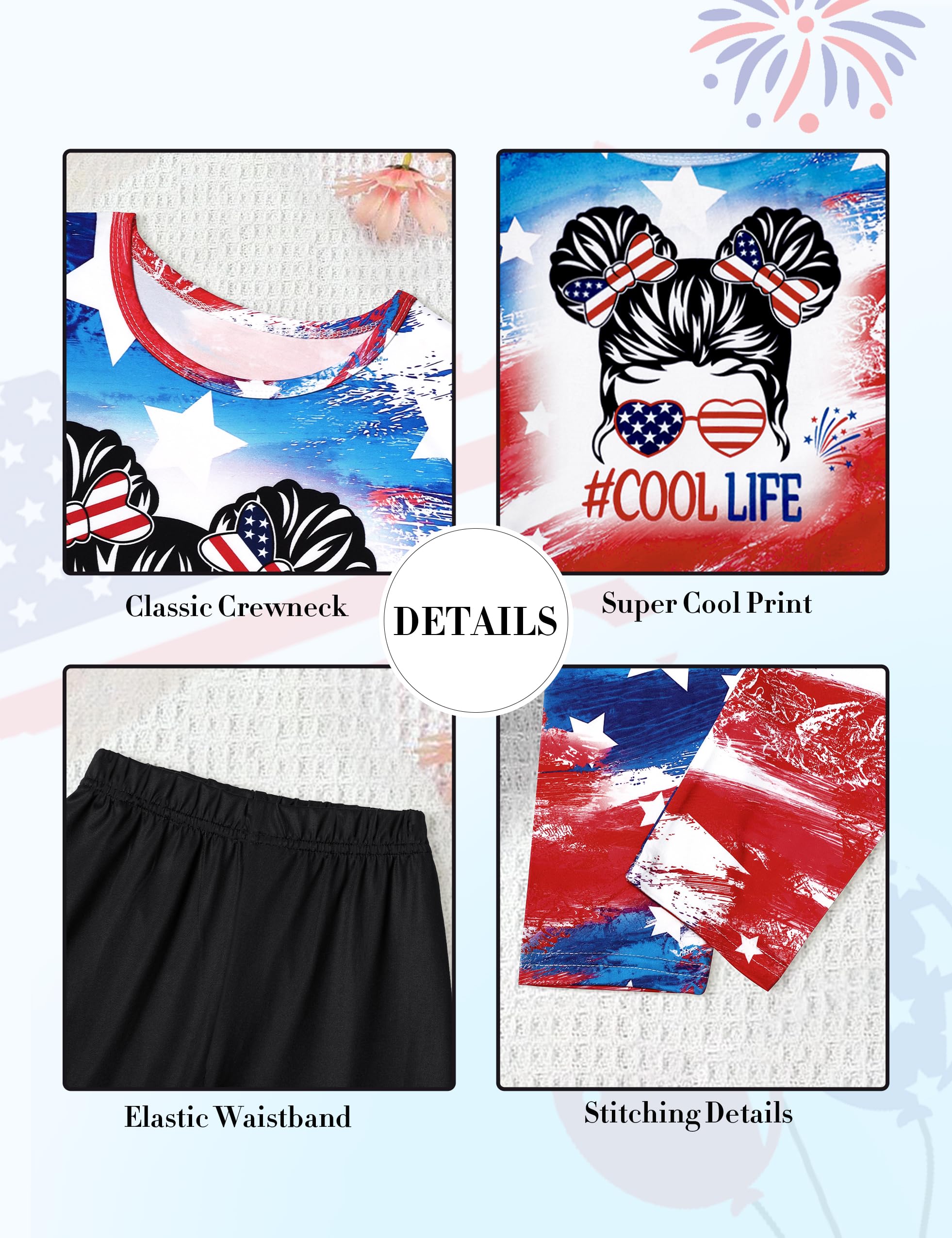 **DONWEN Girls Tie Dye 2-Piece Sweatsuit Set - Short Sleeve Graphic Top & Long Pants - Summer Outfits for Girls - Perfect for Playdates, School & Casual Wear**