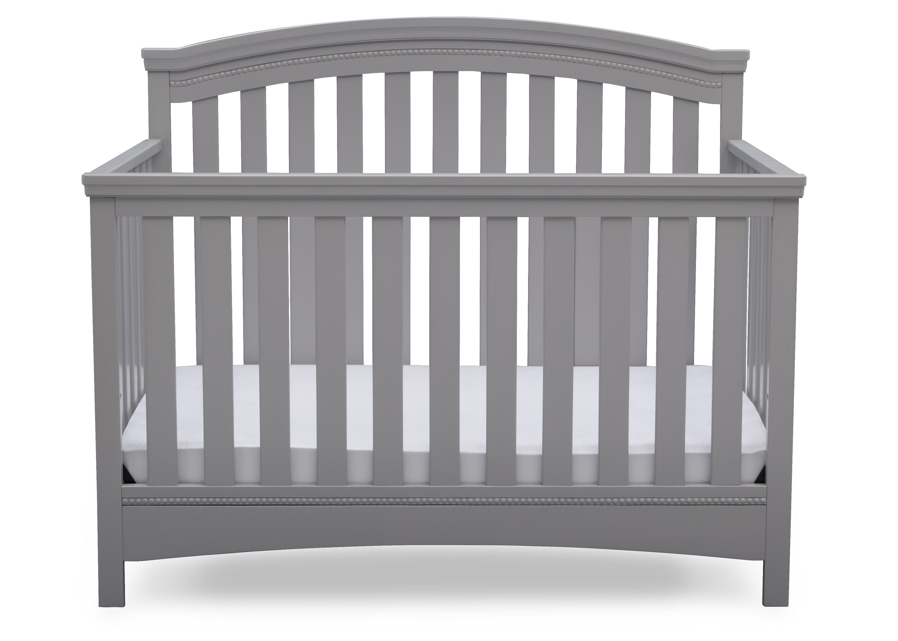 Emerson 4-in-1 Convertible Baby Crib to Toddler Bed - Safe & Adjustable Wooden Crib for Nursery - Perfect for Newborns, Infants and Growing Kids (White) | Ideal for Baby Rooms, Daycares and Gift Giving