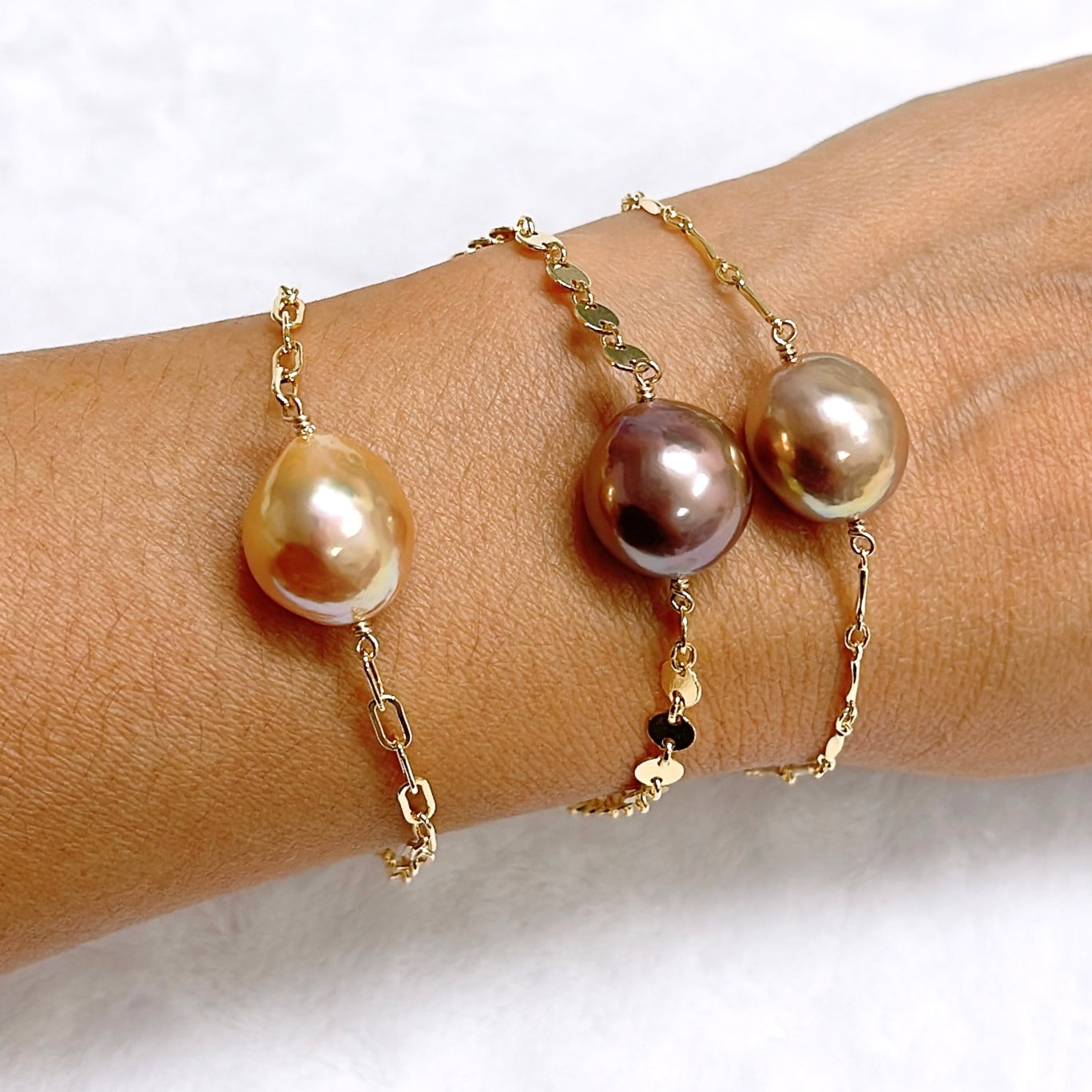 Elegant Edison Pearl Bracelet for Women - Handmade Freshwater Pearl Jewelry Gift for Birthday, Anniversary & Wedding - Perfect for Formal Events & Everyday Wear