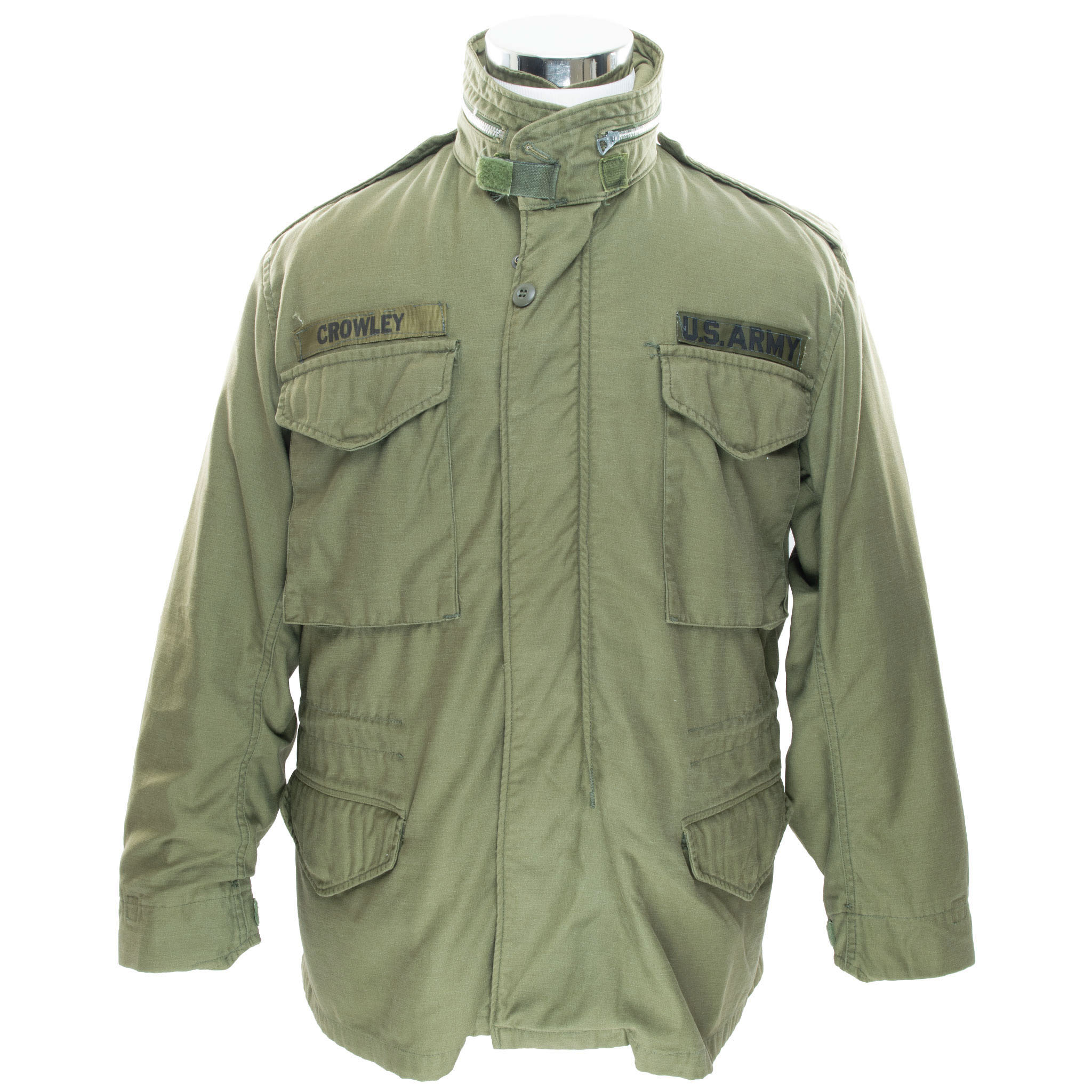 Vintage US Army M65 Field Jacket - Patched 1960s Vietnam War Era - Medium Short Size - Military Surplus Outerwear for Men - Perfect for Reenactments, Collecting & Outdoor Adventures