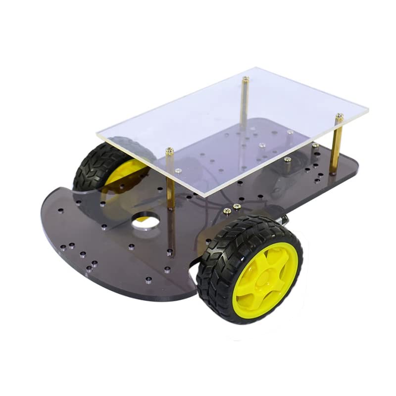 2WD Smart Car Chassis Kit Replacement Parts - DIY Electronic Car Kit for Robotics Projects & STEM Education