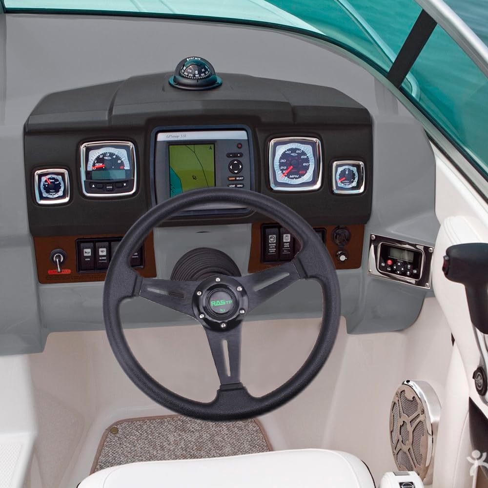 13.8 Inch Marine Boat Steering Wheel with 3/4