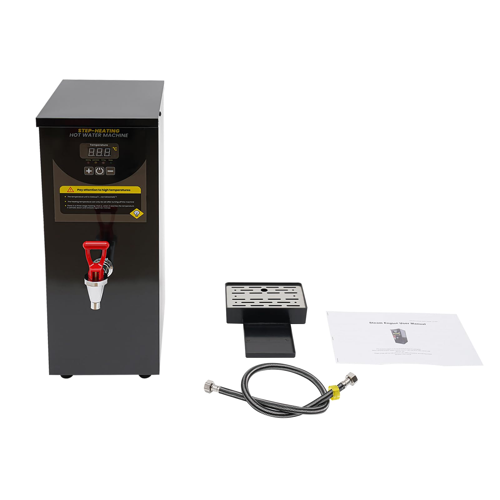Commercial Electric Hot Water Dispenser 8L/2.11Gal - 2000W Fast Boiling Water Machine for Tea, Coffee, Dessert Shops & Hotels (35L/H Capacity) - Perfect for High-Demand Food Service & Beverage Preparation