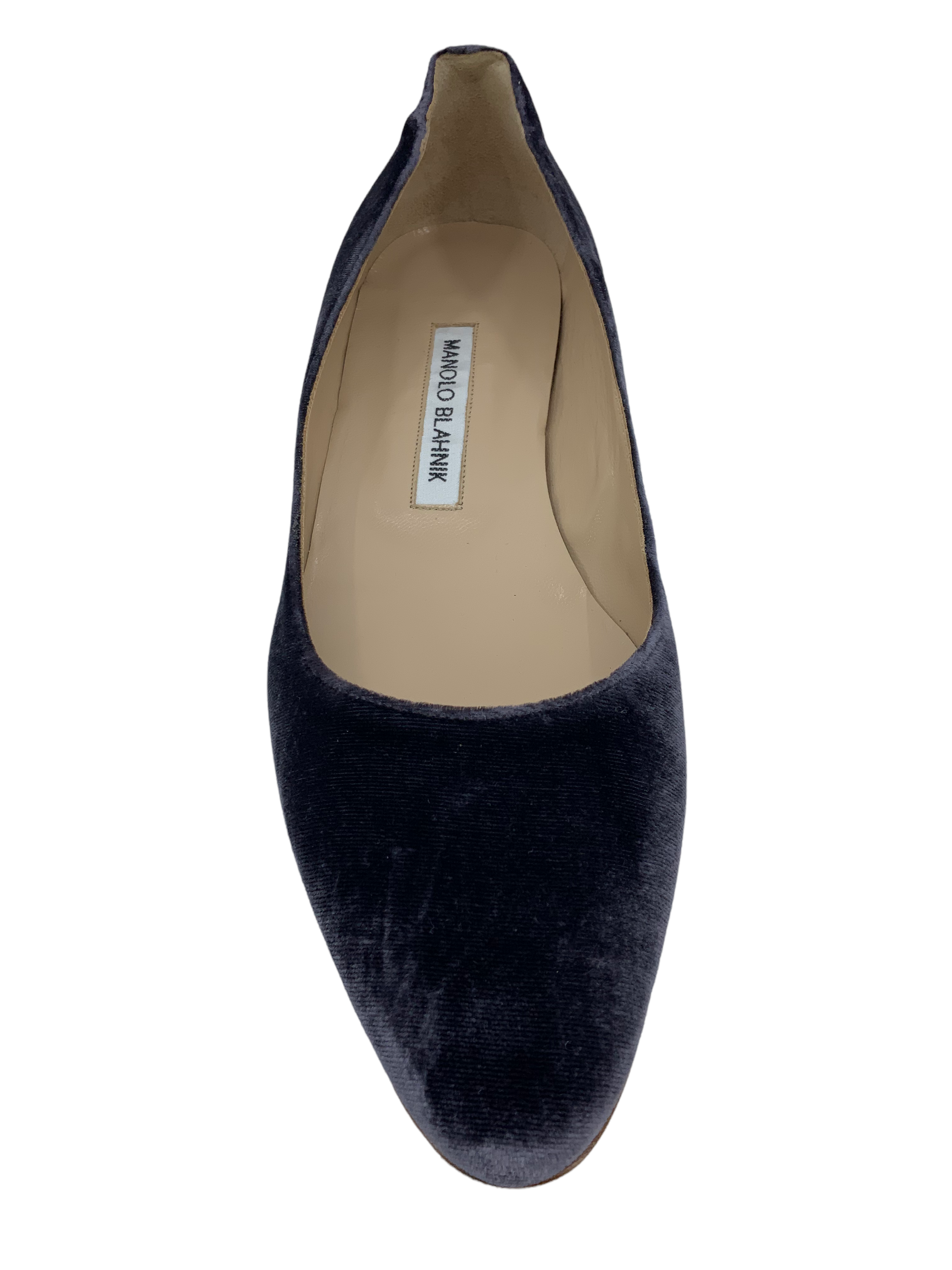 Manolo Blahnik Listony Block Heel Velvet Pumps Women's Size 8.5 - Elegant Evening Shoes for Weddings, Parties & Special Occasions