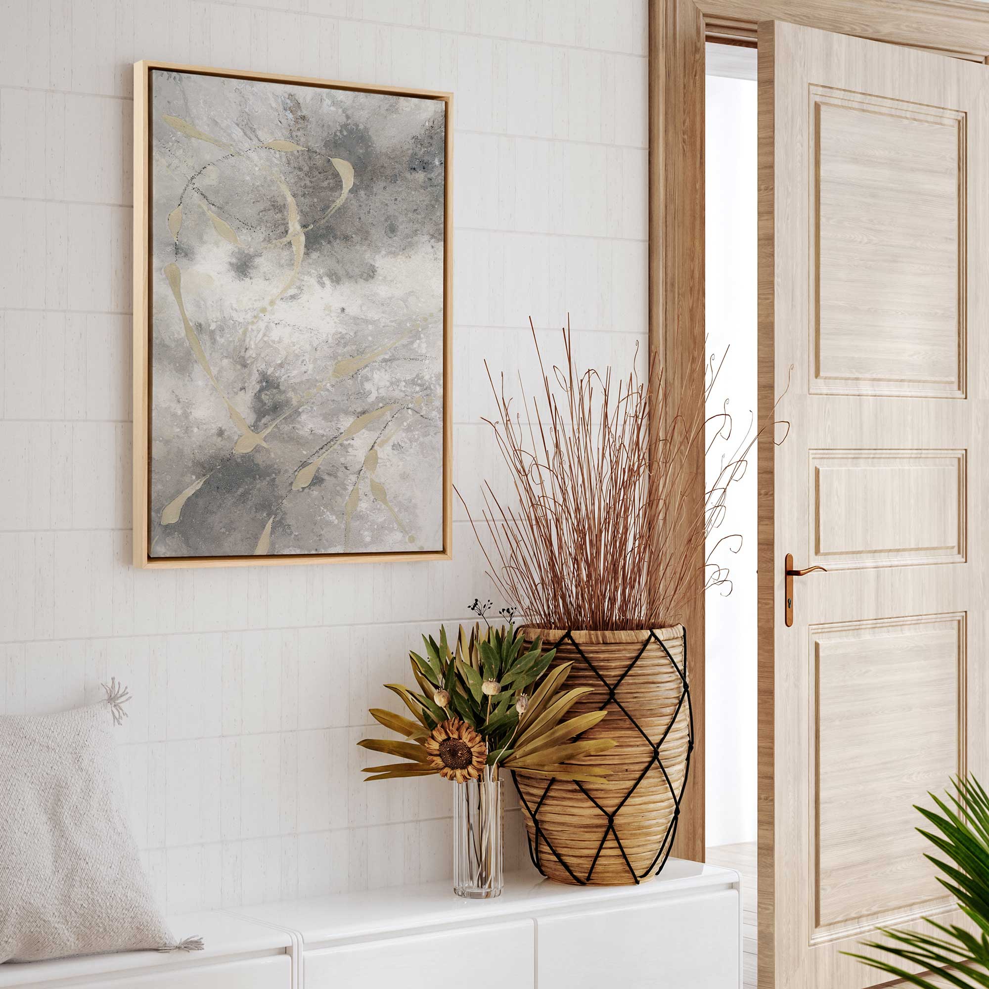 Gilded Whispers v1 Canvas Wall Art Print - Elegant Home Decor for Living Room, Bedroom & Office