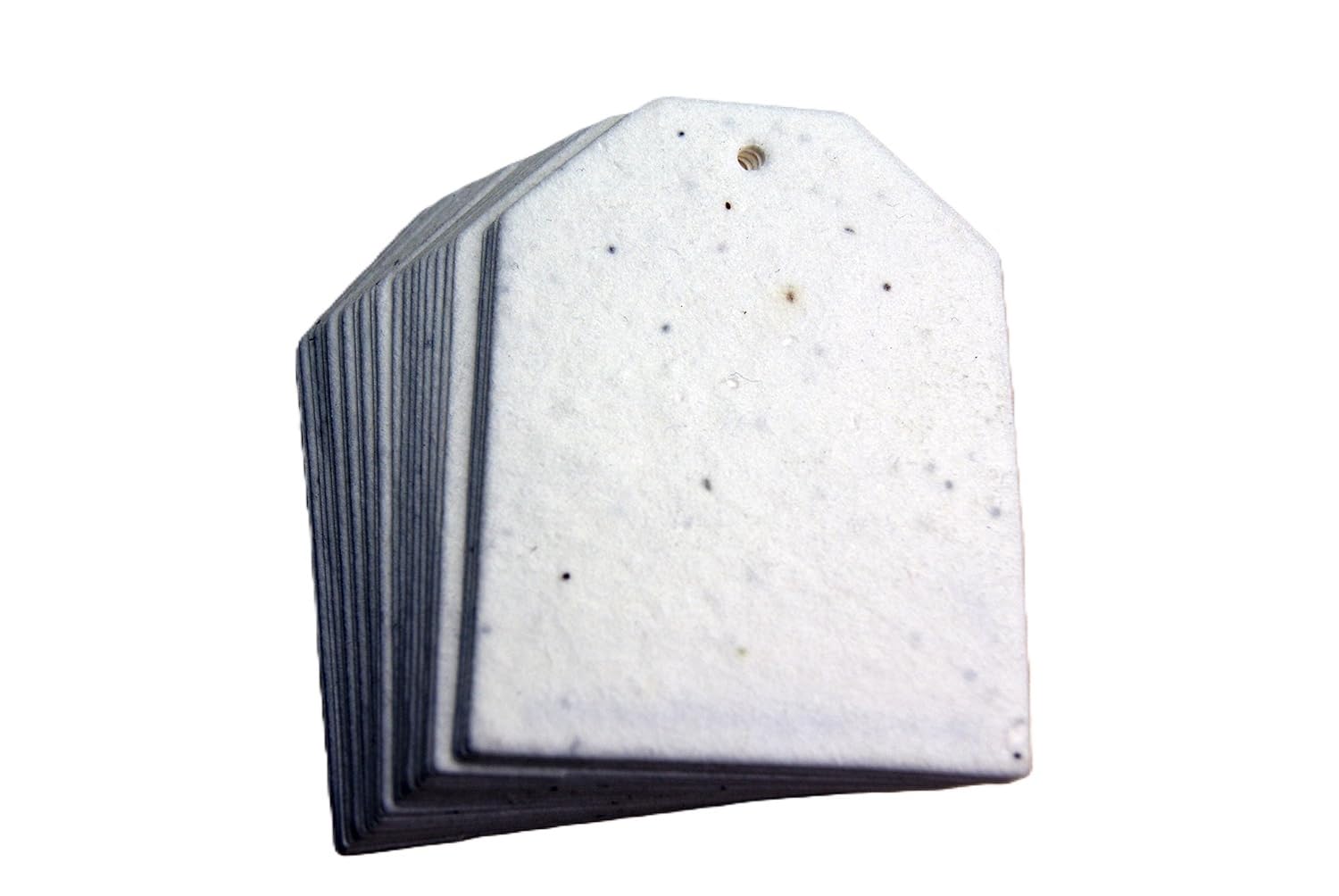 Eco-Friendly Handmade Wildflower Seed Paper Hang Tags - 2.5
