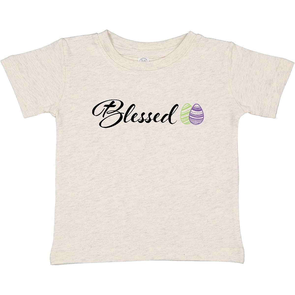 Easter Blessed Baby T-Shirt with Egg Design for Holiday Outfits