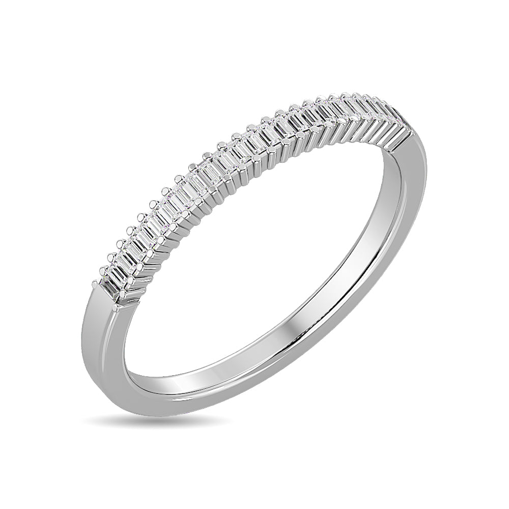 14K White Gold Diamond Anniversary Band - 1/6 ct tw Wedding Ring for Women, Perfect for Anniversaries, Engagements & Special Occasions
