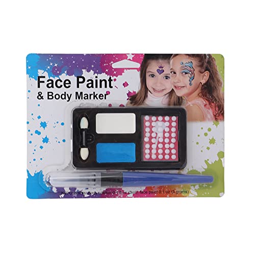 Face & Body Paint Kit - Non-Toxic, Water-Soluble Temporary Tattoo Pigments for Halloween, Cosplay & Costume Parties - Safe for Adults & Kids | Perfect for Face Painting, Body Art & Festival Makeup