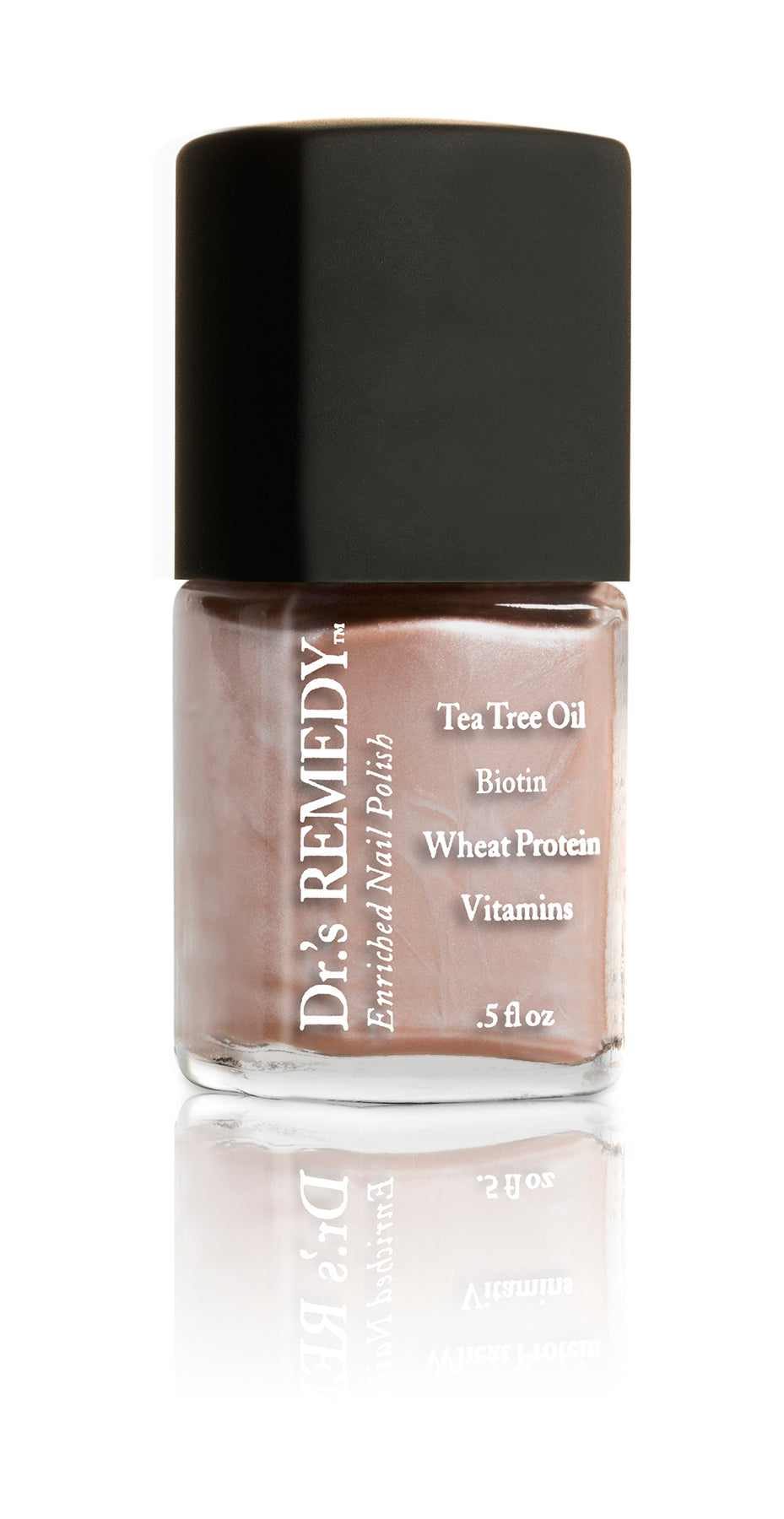 Dr.'s Remedy POISED Pink Champagne Nail Polish - 0.5 fl oz Vegan & 17-Free Formula - Perfect for Weddings, Parties & Special Occasions
