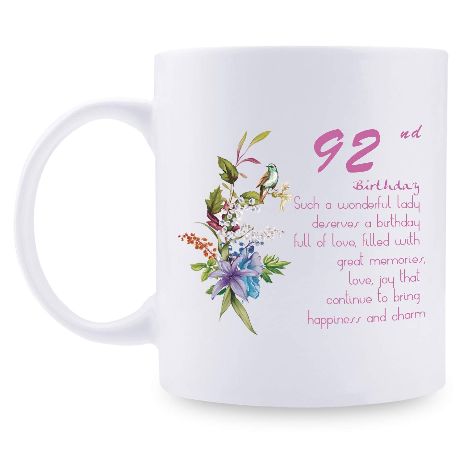 92nd Birthday Gifts for Women - Vintage 1930 Themed 11oz Coffee Mug for Mom, Wife, Sister, Friend, Colleague | Unique Birthday Present for 92 Year Old Women | Perfect for Tea, Coffee & Office Use