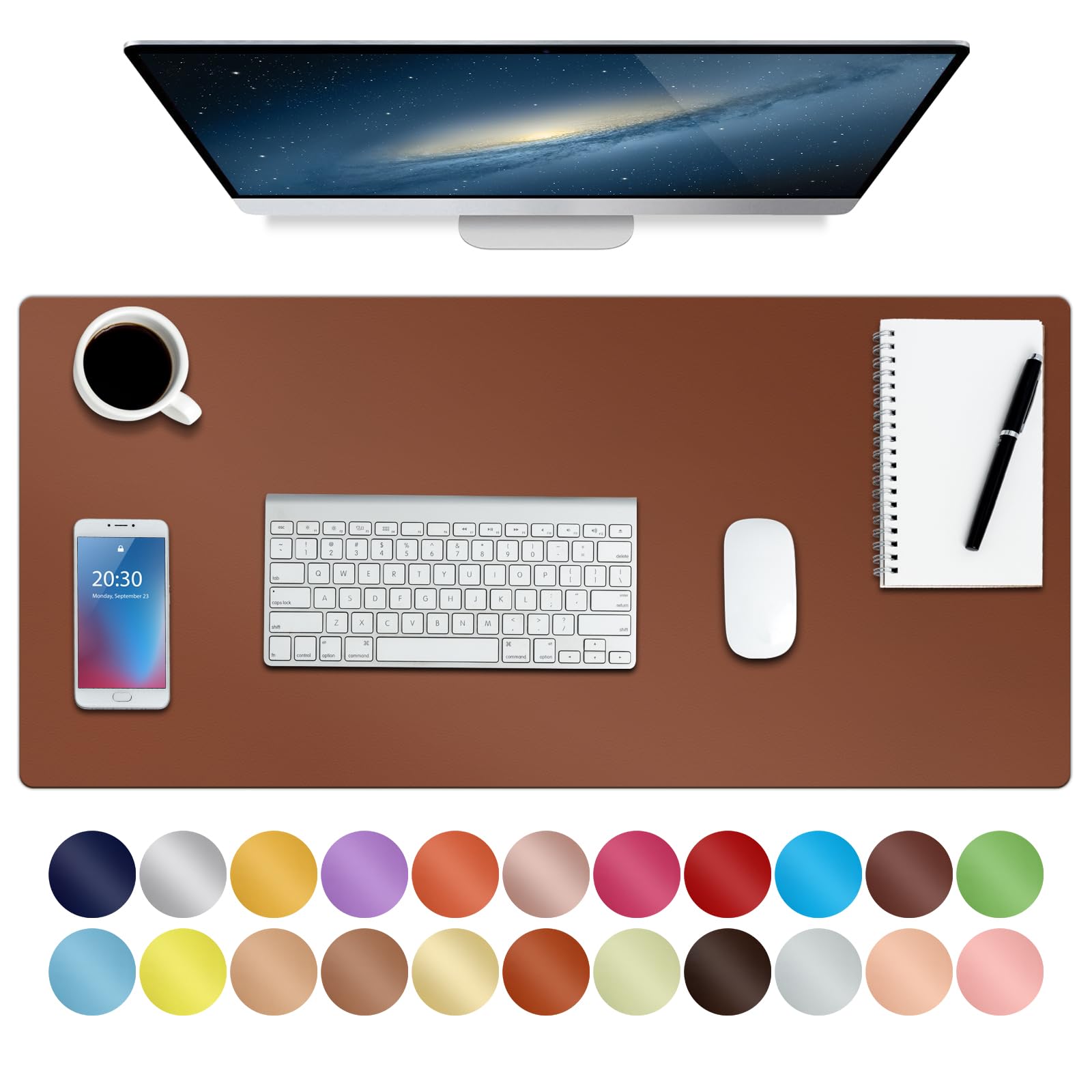 Premium PU Leather Desk Pad 30