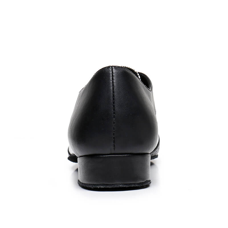 Premium Men's Leather Ballroom & Latin Dance Shoes - Comfortable & Stylish for Salsa, Tango, and Competitive Dancing