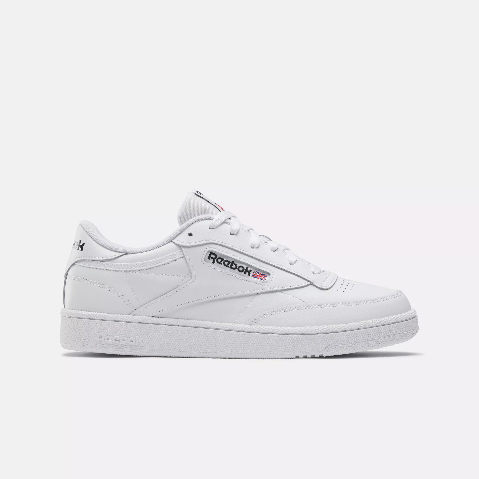 Men's Club C 85 Vintage Sneakers - Retro Style White Leather Shoes for Men - Comfortable Casual & Streetwear Fashion - Perfect for Everyday Wear, Gym, and Urban Outfits