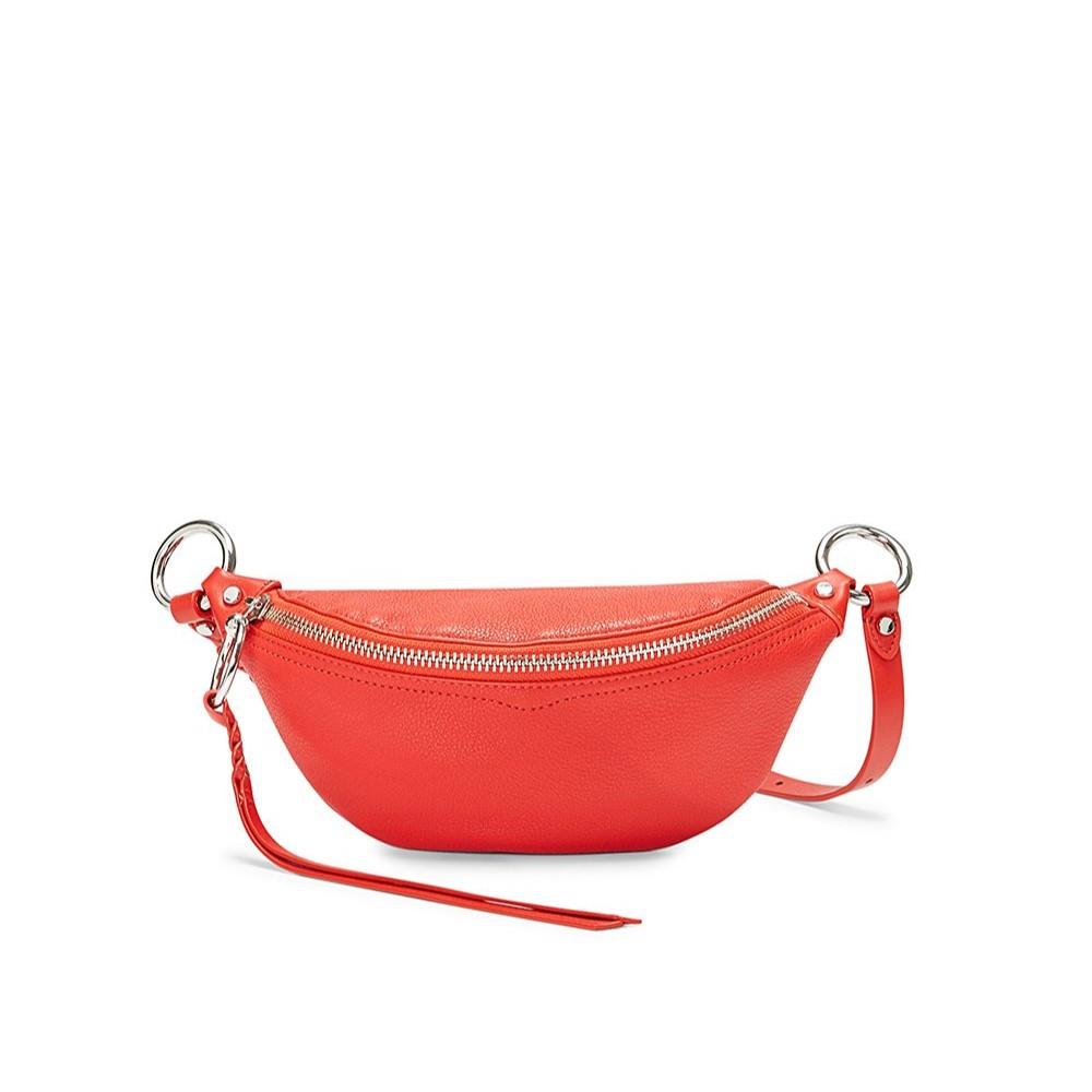 Bree Mini Belt Bag - Stylish Crossbody Fanny Pack for Women (Tomato Red) - Perfect for Running, Travel & Everyday Use
