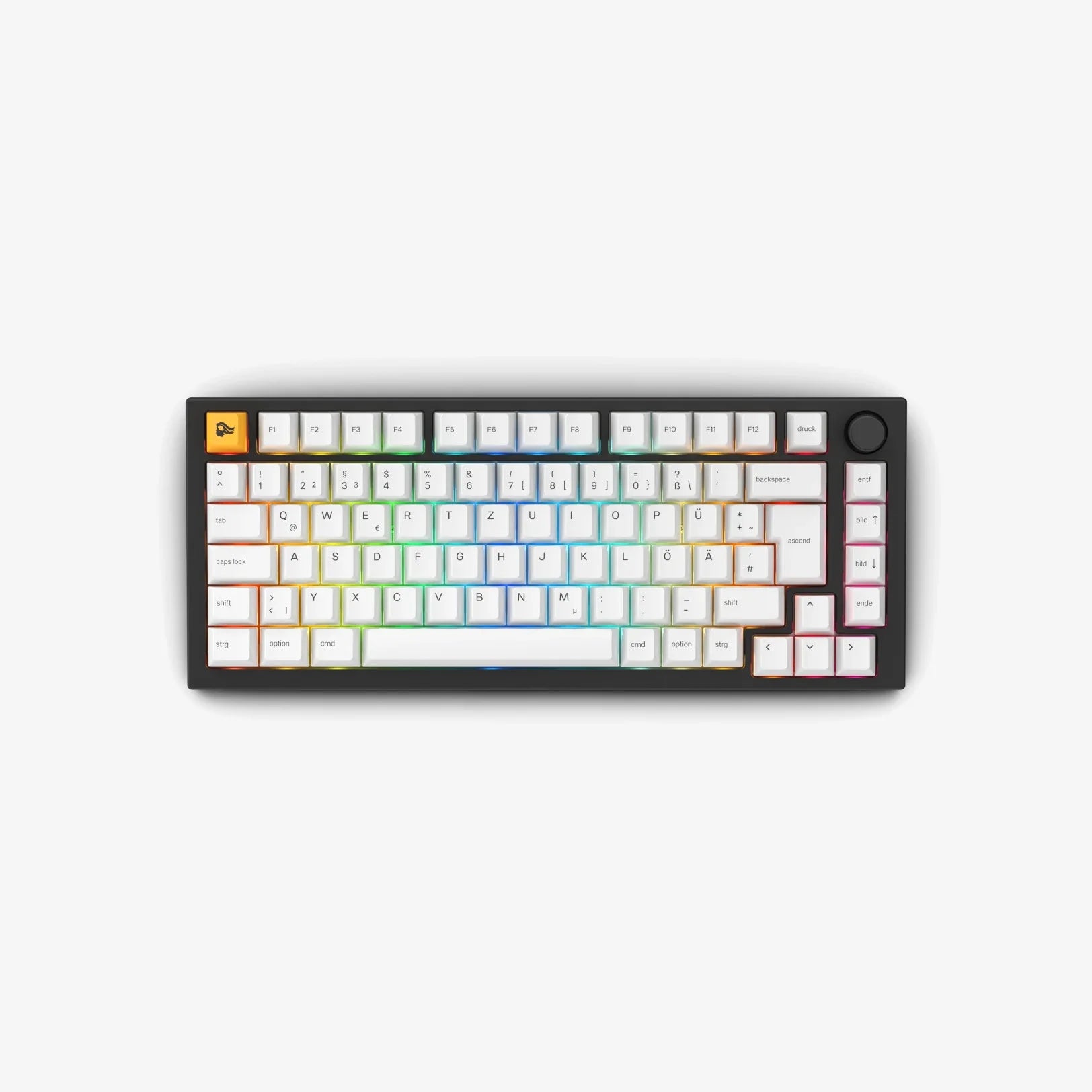 GMMK PRO 75% Mechanical Gaming Keyboard - Hot-Swappable RGB Backlit Wired Keyboard for PC & Mac - Perfect for Gaming, Typing & Office Work