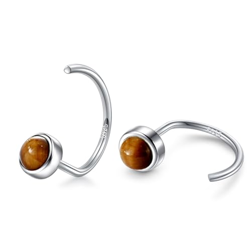 Synthetic Tiger's Eye/Silver