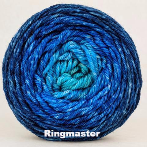Knitcircus Yarns Under The Sea Gradient Yarn - Hand Dyed Ready to Ship for Knitting & Crocheting Projects - Perfect for Scarves, Shawls and Ocean-Inspired Crafts