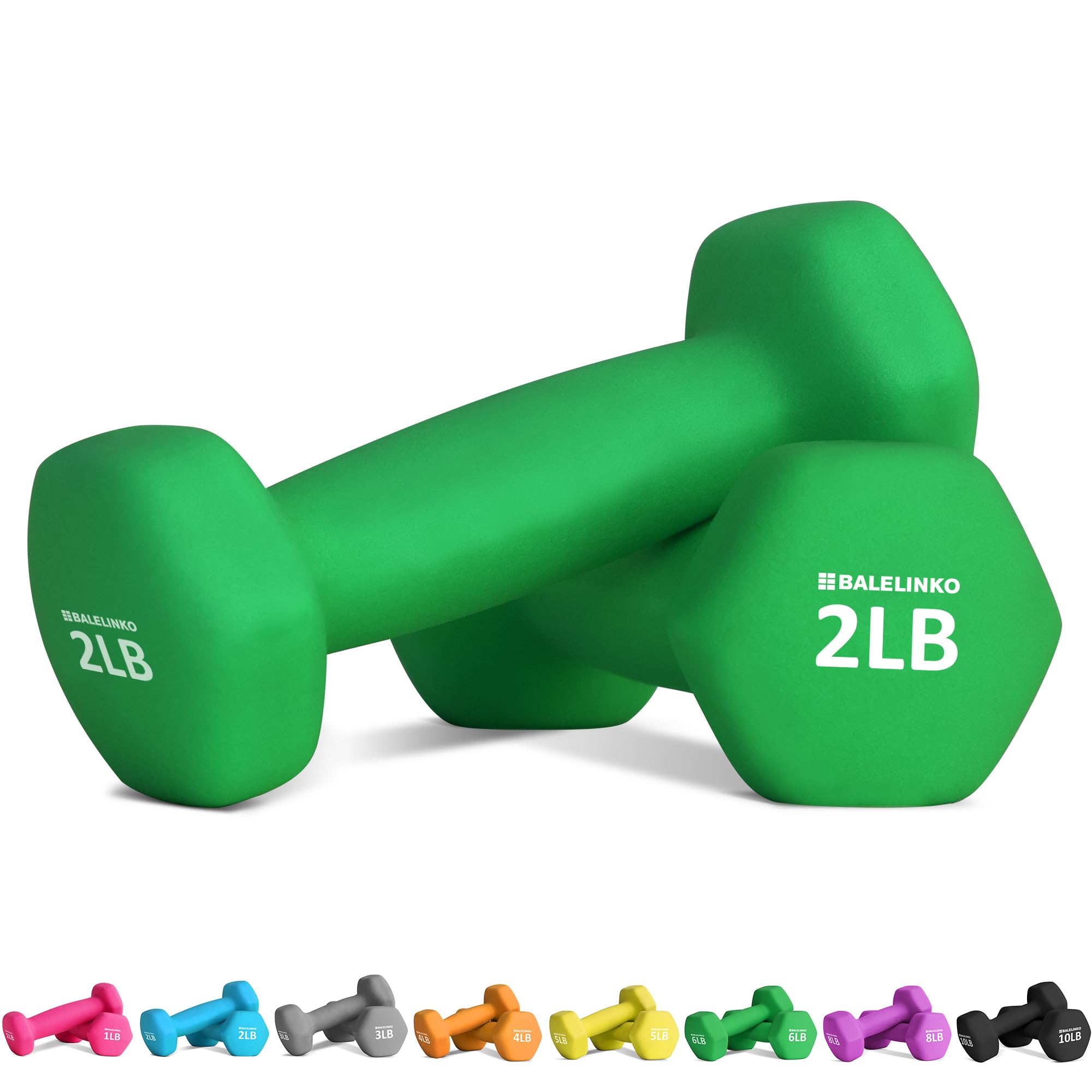 Balelinko Home Gym Equipment Set - Adjustable Dumbbells, Resistance Bands & Yoga Weights for Strength Training, Weight Loss, Pilates & Yoga - Perfect for Women, Men, Seniors & Youth - Home Workout & Fitness Studio Essentials
