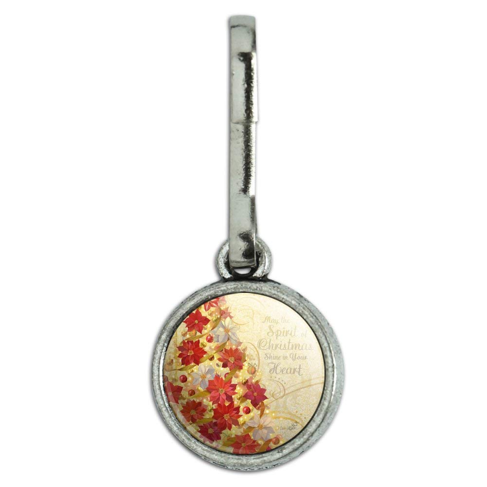 Vintage Christmas Tree Charm - Decorative Zipper Pull for Backpacks, Purses & Suitcases | Holiday Spirit Accessory for Travel & Gift Giving