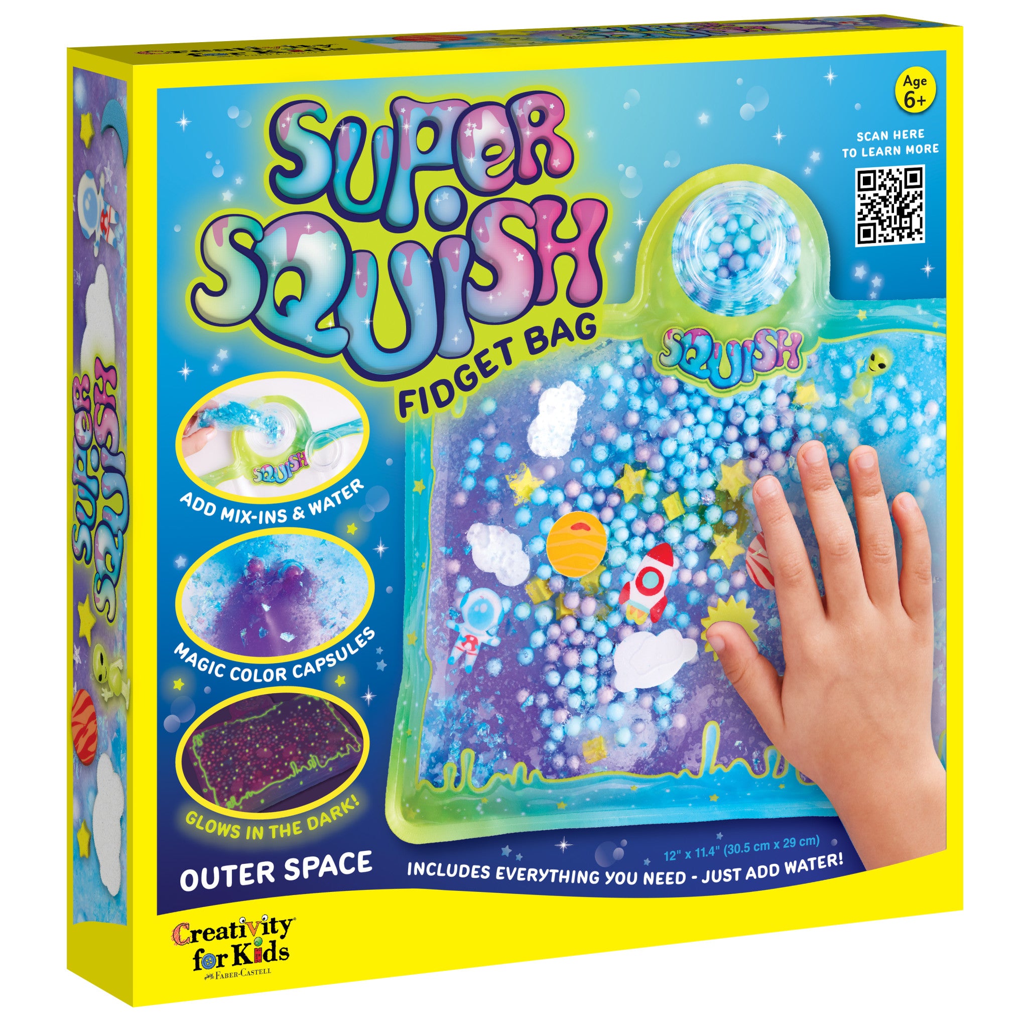 Super Squish Fidget Toy - Outer Space Sensory Stress Relief Ball for Kids & Adults - Perfect for Anxiety Relief, Focus & Classroom Fidgeting (Model #6456000)