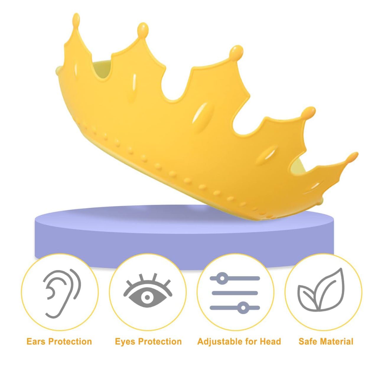 Soft Adjustable Baby Shower Cap - Waterproof Bath Visor for Toddler & Kids Hair Washing Protection | Perfect for Bath Time, Spa Day & Sensitive Skin Care