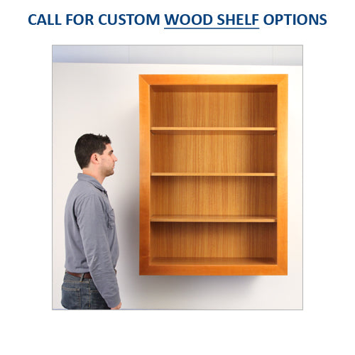 32x92 Inch Wide Wood Framed Shadow Box Display Case with Glass Shelves - 7 Inch Deep for Collectibles, Awards, and Memorabilia - Perfect for Home, Office, or Retail Store Decor