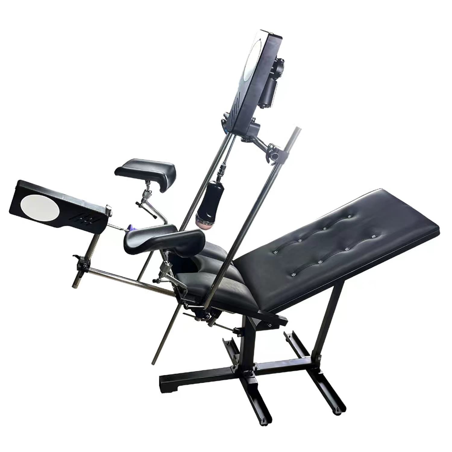 Premium BDSM Sex Chair Bench with Adjustable Straps & Thick Padding – Compatible with 120W Sex Machine for Men & Women – Perfect for Rough Play, Bondage, and Bedroom BDSM Scenes