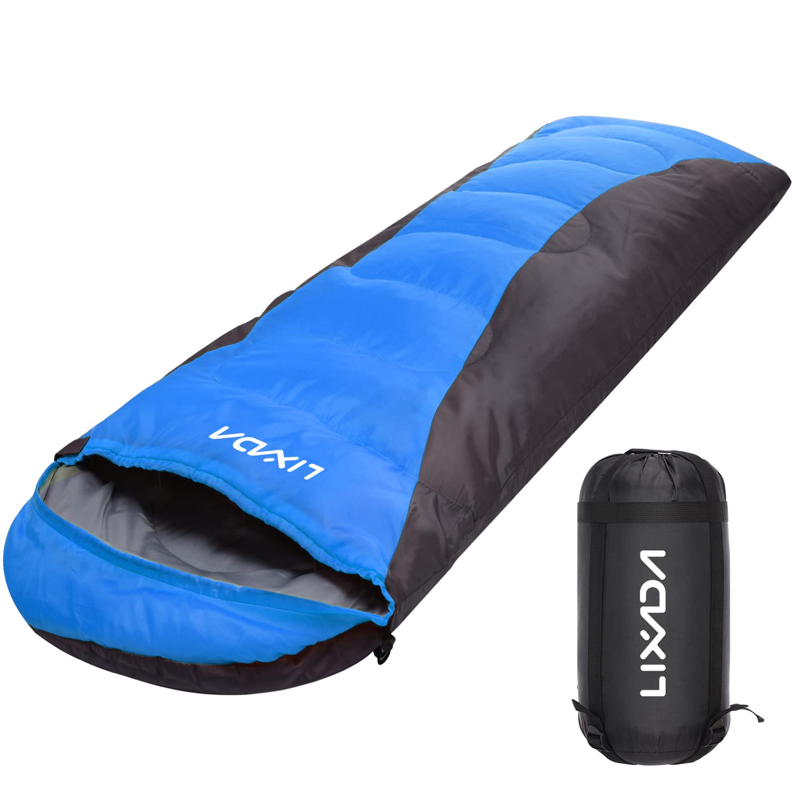 Lixada 4-Season Waterproof Sleeping Bag for Adults & Kids - Lightweight, Warm & Compact for Camping, Hiking, Backpacking & Outdoor Adventures - Includes Storage Bag for Easy Travel & Storage