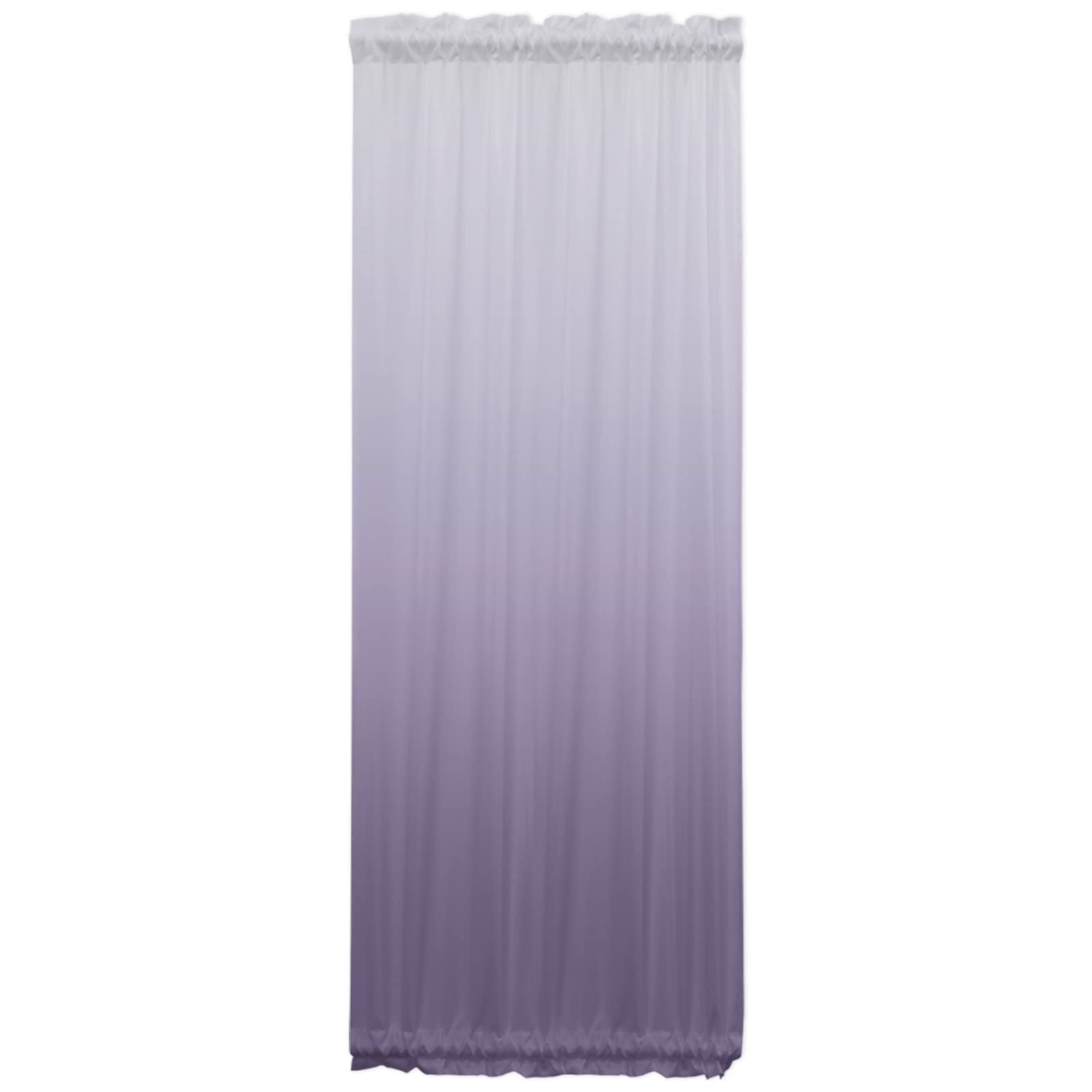 Gradient Purple Abstract Art Door Curtains - Elegant French Sidelight Window Drapes with Tiebacks for Front/Back Doors | 25