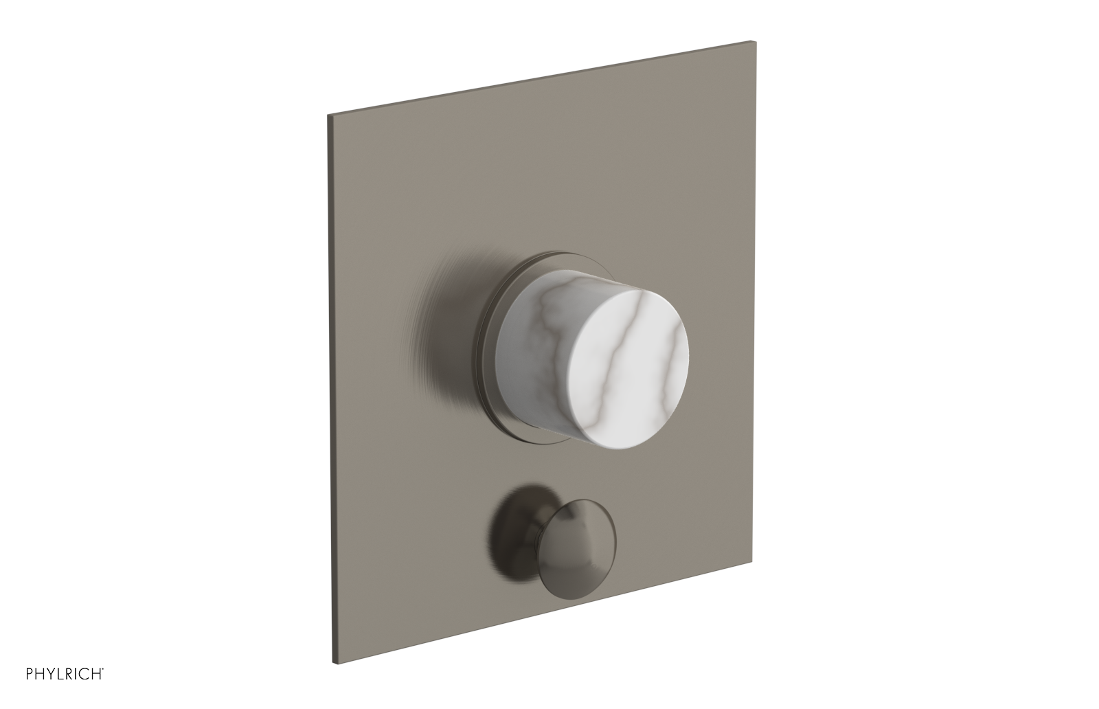 Premium BASIC II Pressure Balance Shower Plate with Diverter & Handle Trim Set - 4 Inch Chrome Finish for Bathroom Renovation | Perfect for Modern Home & Spa Experience