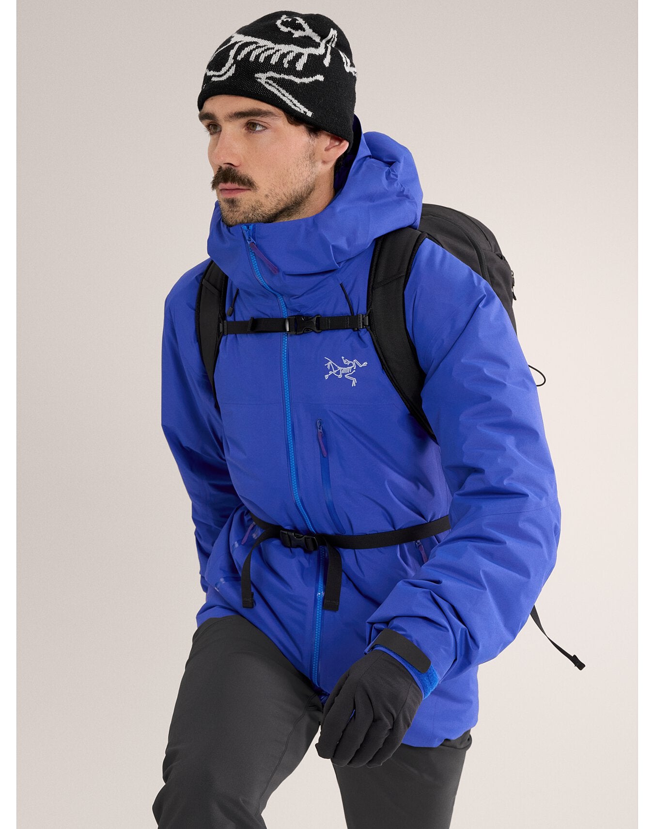Men's Beta Insulated Jacket - Lightweight Waterproof Winter Coat for Hiking & Outdoor Activities - X000008885