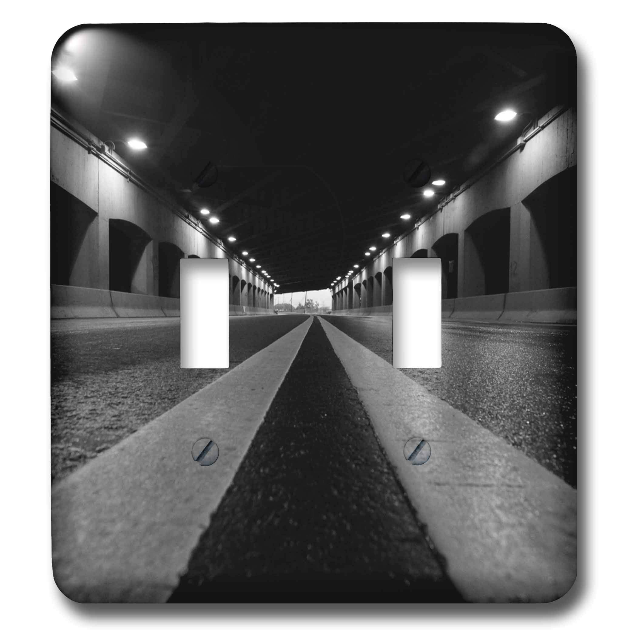 3D Rose Road Bridges Tunnel Toggle Switch - White & Black - Perfect for DIY Electronics, Home Automation, and Industrial Control Panels
