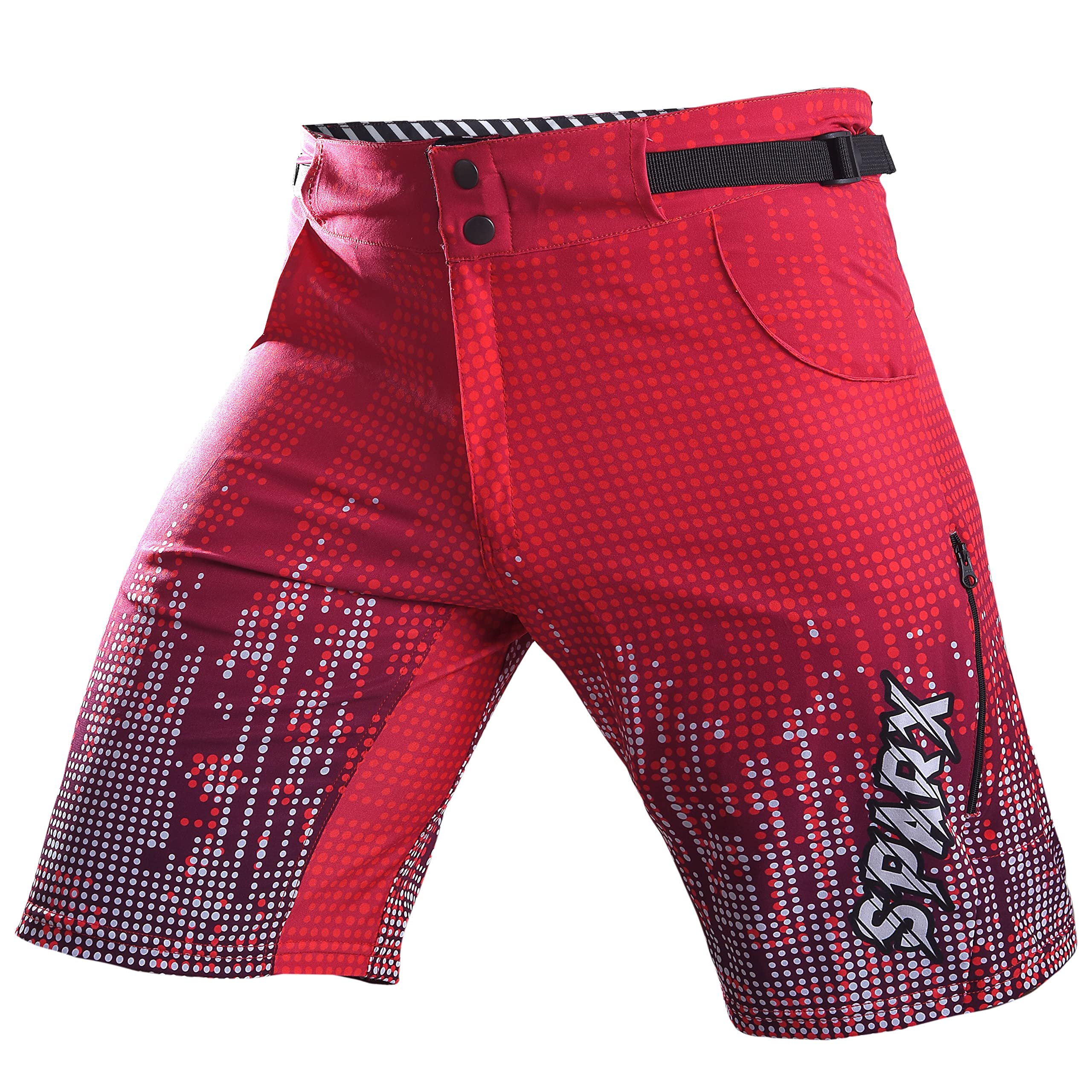 SPARX Men's Mountain Bike Shorts - Padded MTB Cycling Shorts with Stretch & Loose-Fit for Comfortable Biking | Perfect for Trail Riding, Commuting & Outdoor Adventures