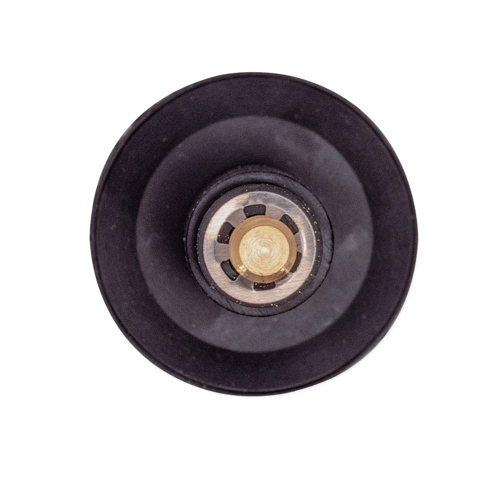 EZ-Flo Snap and Press Stopper with Rubber Seal - 3/8 Inch Thread, Chrome Plated (35253) - Perfect for Kitchen Sinks, Bathroom Drains & Plumbing Repairs