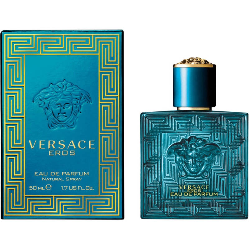 Eros Eau De Parfum for Men - 50ml Luxury Cologne | Long Lasting Fragrance for Date Night, Special Occasions & Everyday Wear