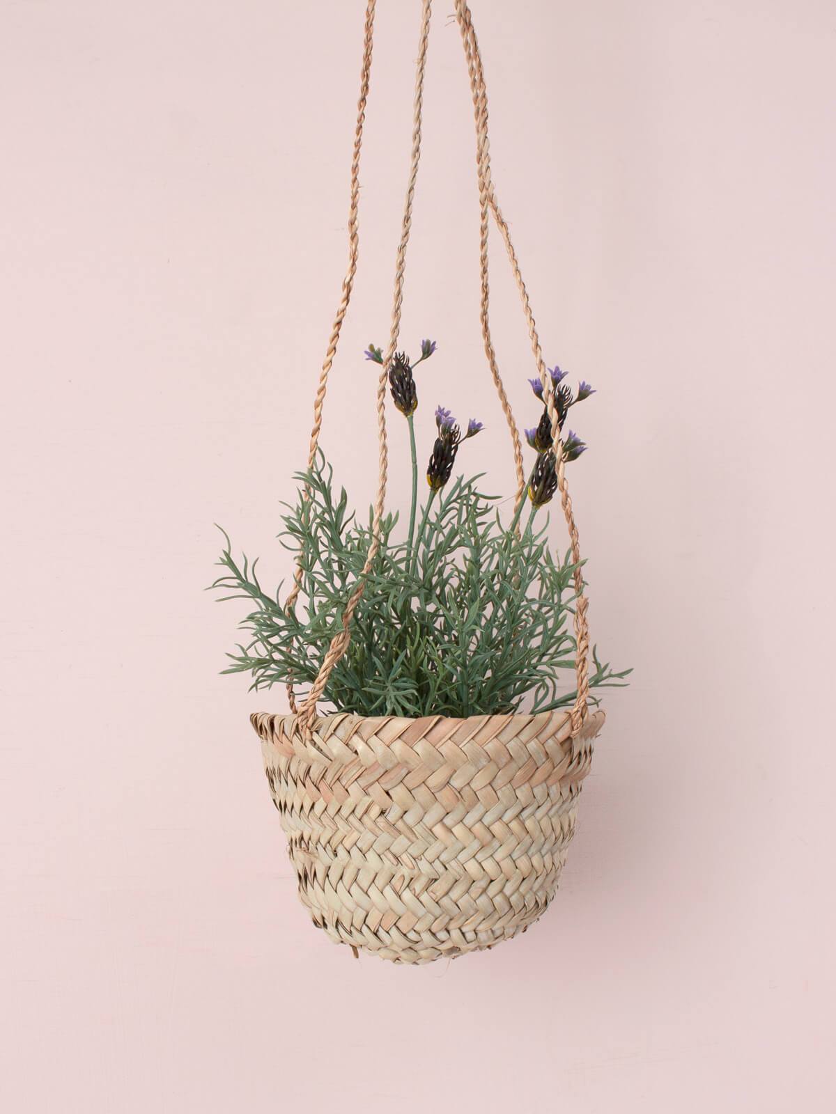 Hanging Baskets for Plants - Decorative Indoor/Outdoor Flower Pots with Hooks - Perfect for Balcony, Patio, and Home Garden Decor