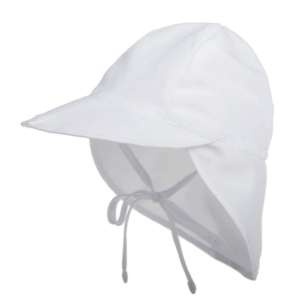 Baby Boys & Girls Sun Hat - Adjustable Toddler Summer UPF 50+ Sun Protection Wide Brim Beach Hat for Outdoor Play, Pool & Park Adventures