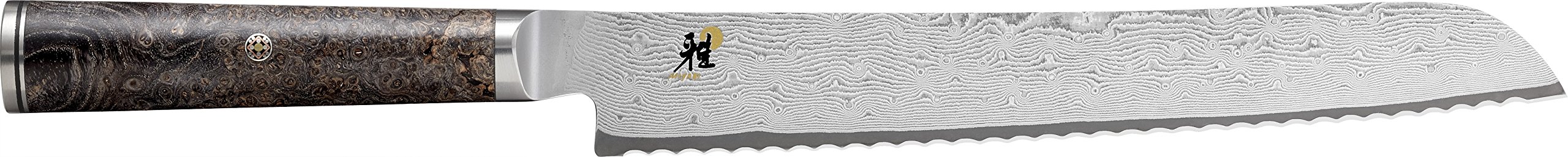 Miyabi 5000MCD 67 9-Inch Premium Japanese Steel Bread Knife - Sharp Slicing Blade for Artisan Breads, Cakes & Pastries - Ideal for Home Bakers & Professional Chefs