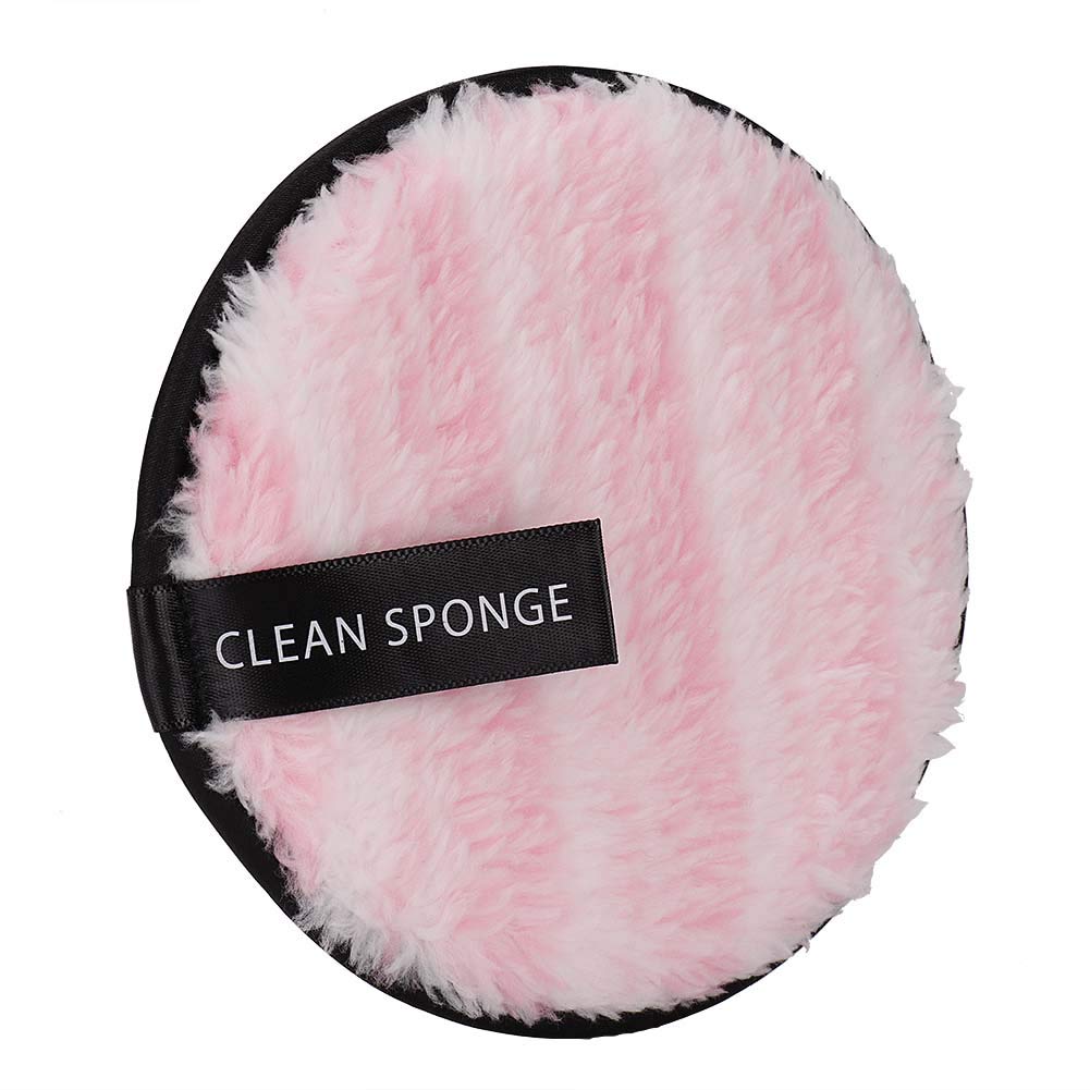 Reusable Microfiber Makeup Remover Pads - Eco-Friendly Facial Cleansing Pads for Skin Care & Makeup Removal (Pink) | Gentle Exfoliation for Daily Face Wash & Travel Beauty Routine
