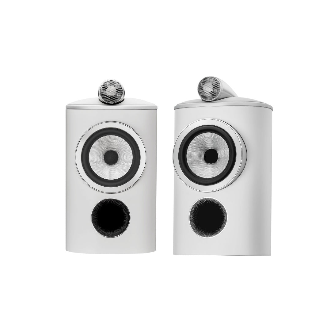 Bowers & Wilkins 805 D4 Bookshelf Speakers - Premium Stand Mount HiFi Stereo Pair for Home Theater & Audiophile Listening