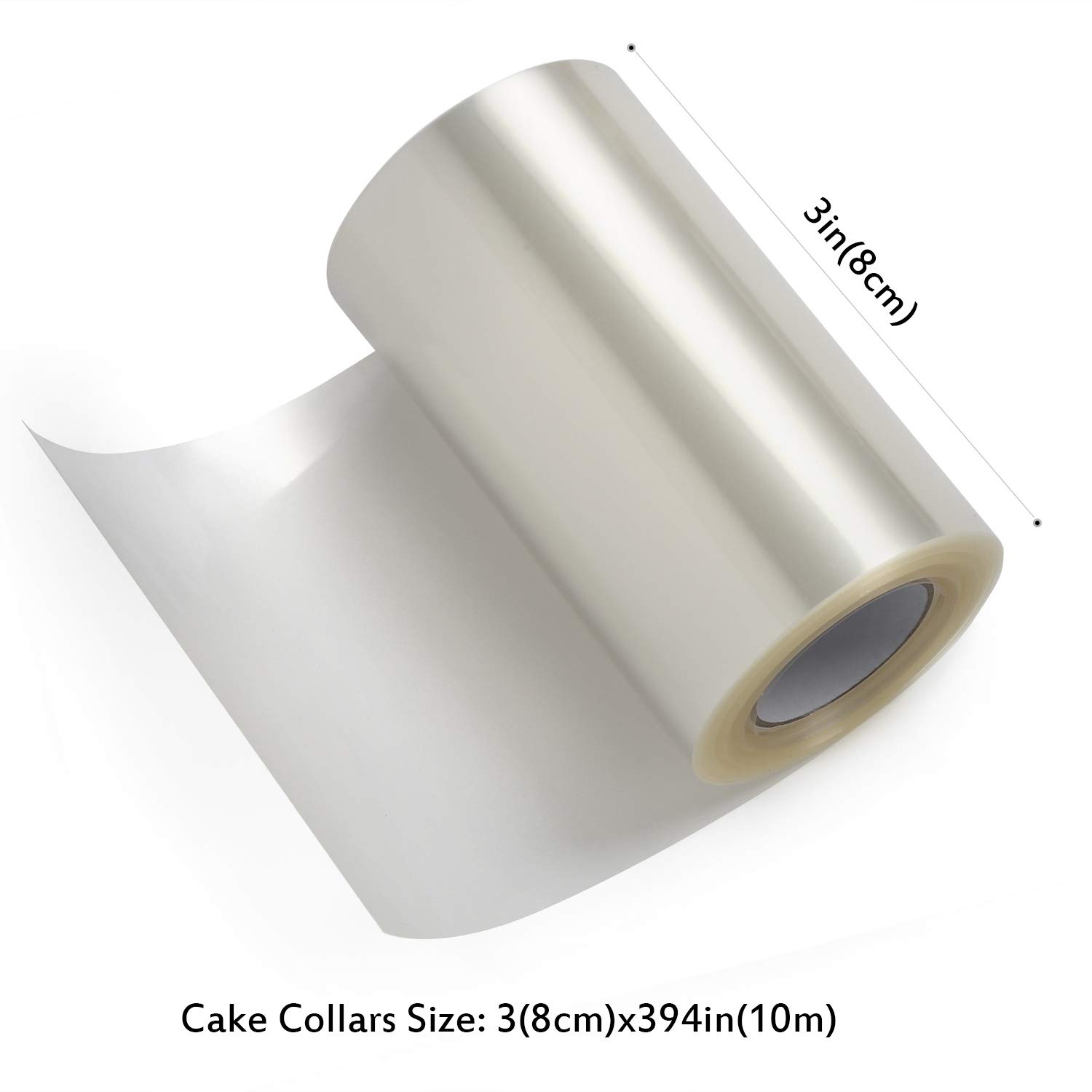 4-Pack Clear Acetate Cake Collars 3.1