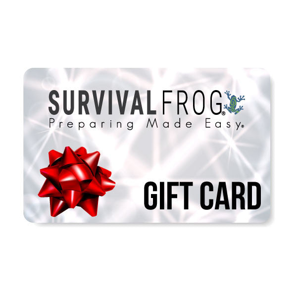 Survival Frog eGift Card - Perfect for Outdoor Enthusiasts & Emergency Preparedness - Ideal for Camping, Hiking, and Survival Gear Shopping