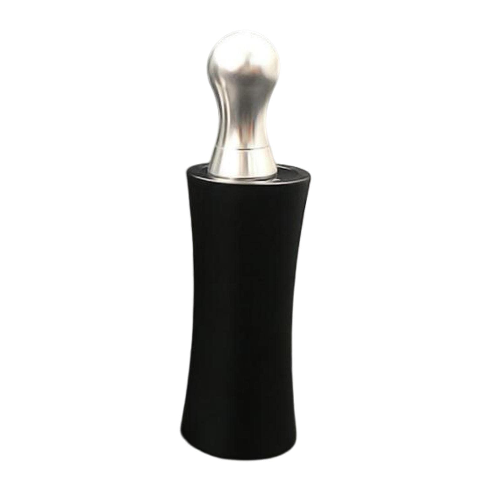 **MagiDeal Coffee Stirrer - Portable Stainless Steel Coffee Powder Stirring Tool, Espresso Tamper & Distributor Leveler for Home & Restaurant Use - Perfect for Baristas & Coffee Lovers (Black Stand, Silver)**
