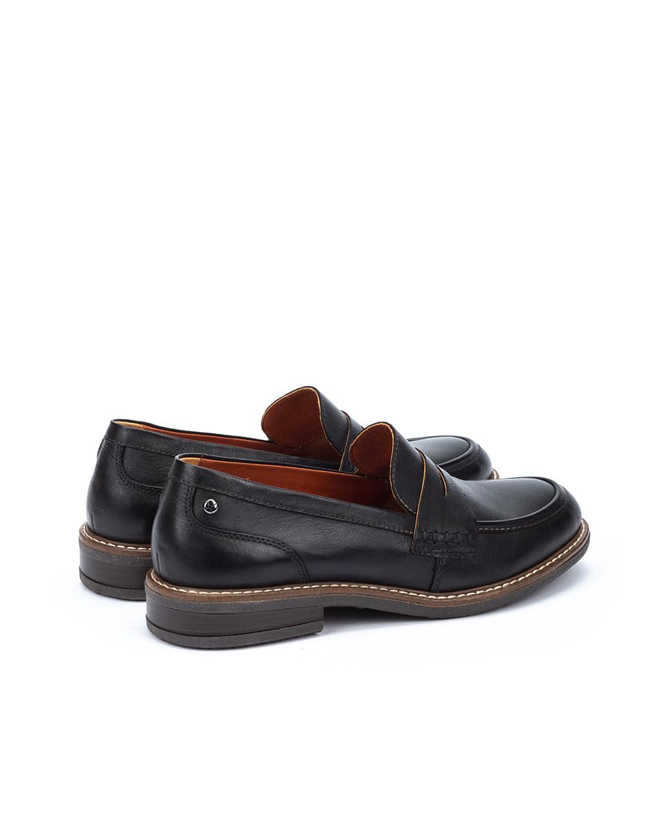 PIKOLINOS Women's Aldaya Leather Loafers - Comfortable & Stylish Slip-On Shoes for Work, Travel & Casual Wear