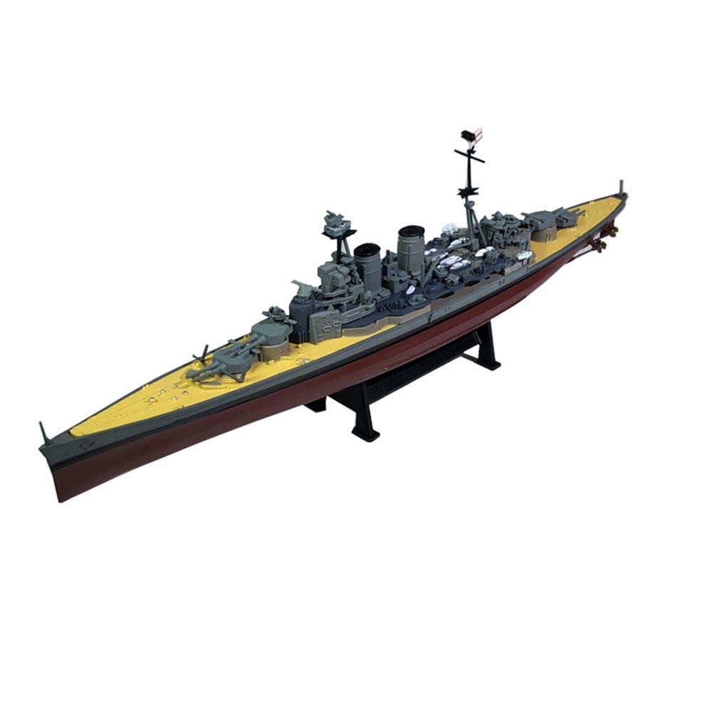 1/1000 Scale HMS Hood Battleship Model - Premium Alloy WWII British Navy Ship Replica | Military Collectible, Home Decor & Gift for History Enthusiasts | Perfect for Display, Office Decor, Model Ship Collections & WWII Memorabilia