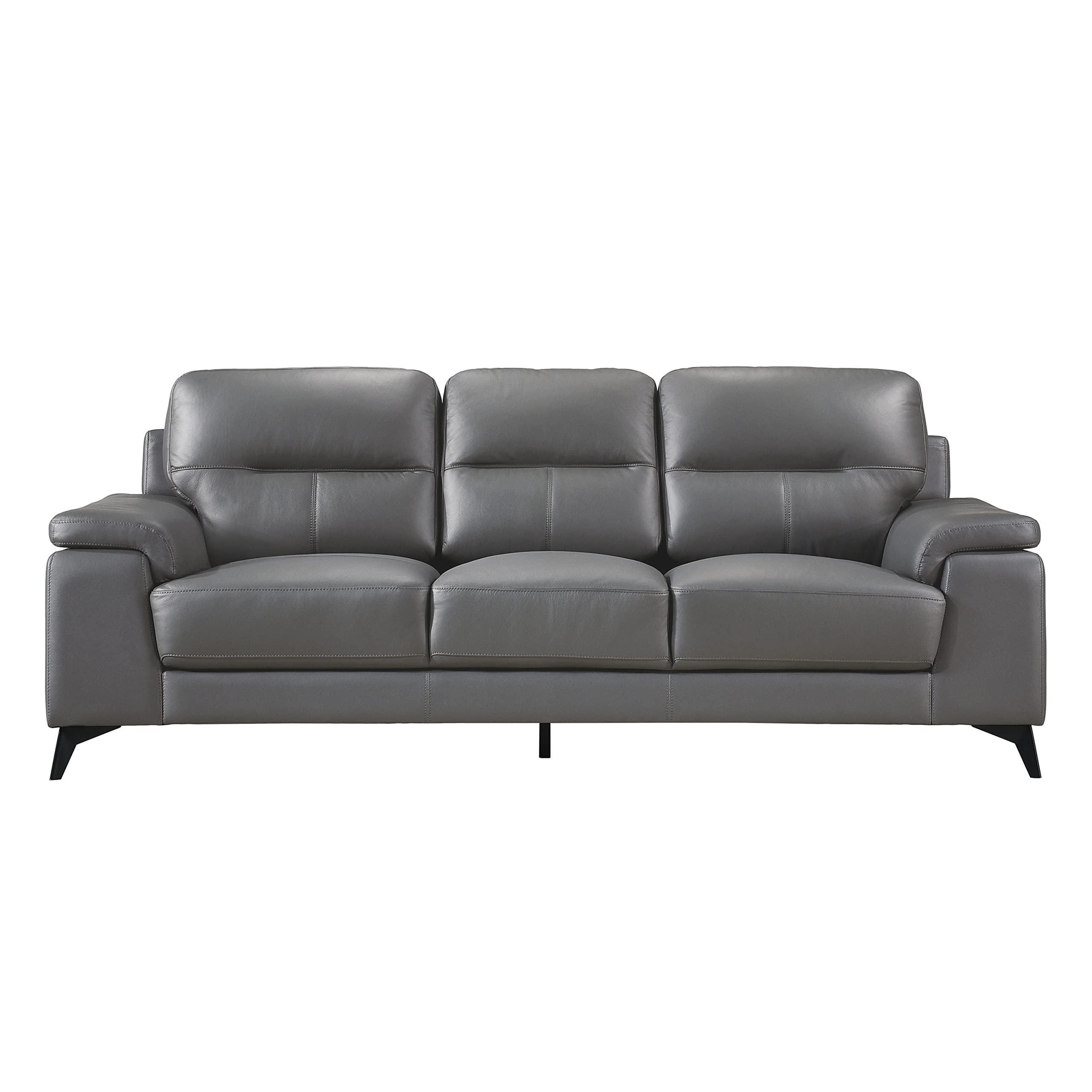 Lexicon Iglesia Modern Living Room Sofa - Dark Gray Fabric Couch for Small Spaces, Comfortable & Stylish - Perfect for Apartments, Condos, and Cozy Homes